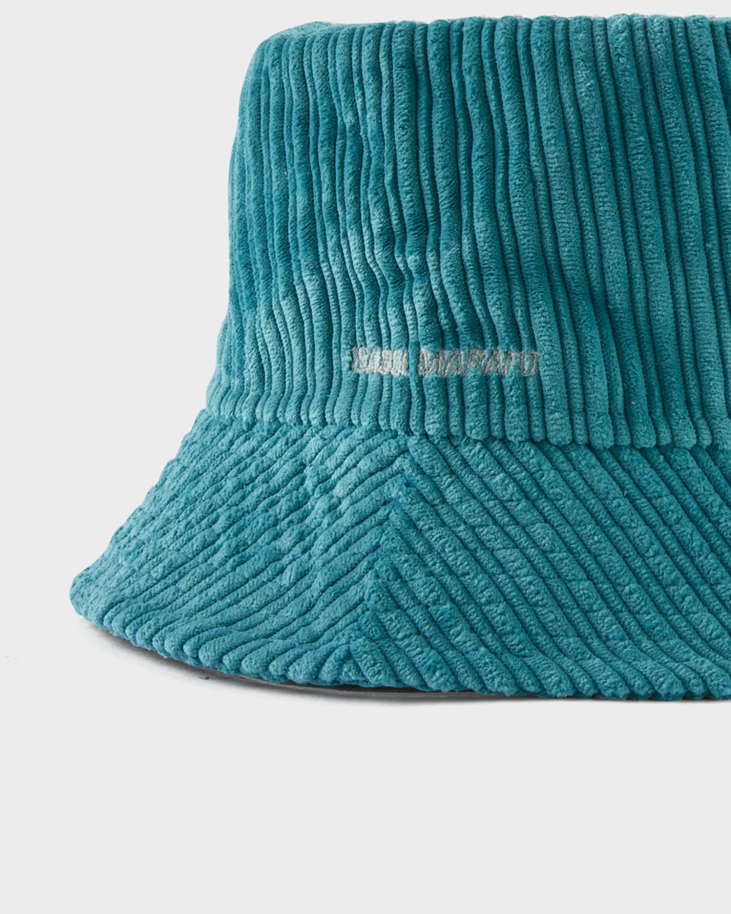 Aqua Corduroy Bucket Hat