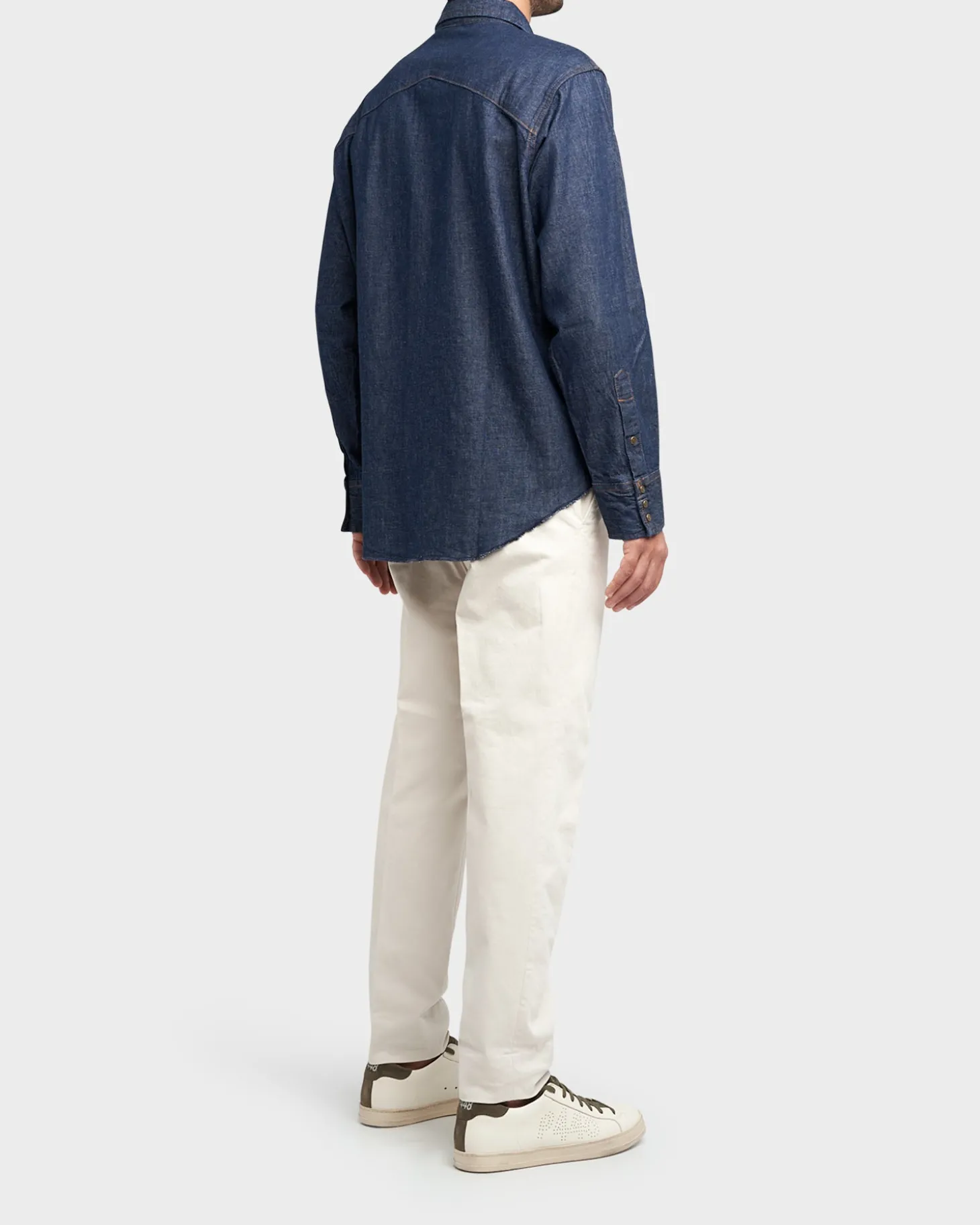 Beige Cotton Chinos