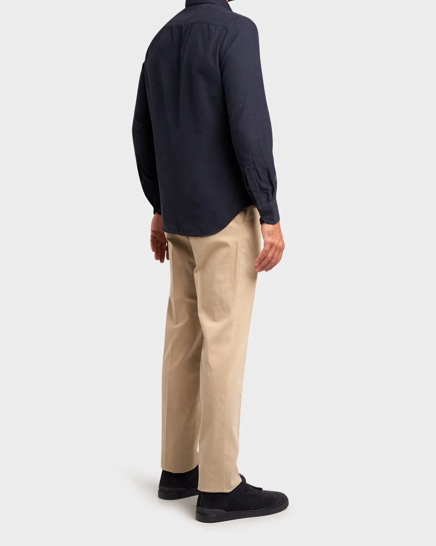 Beige Cotton Chinos