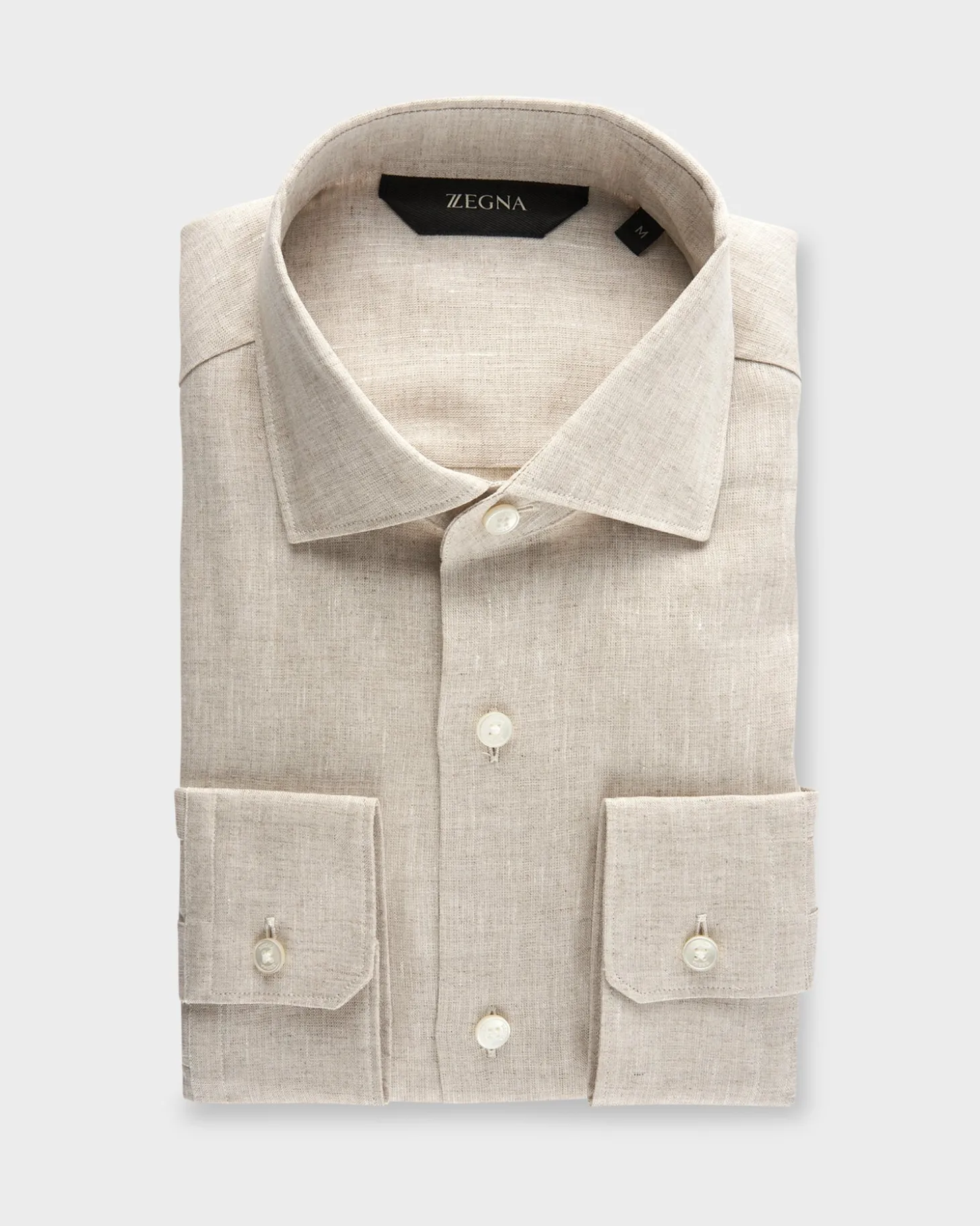 Beige Linen Shirt