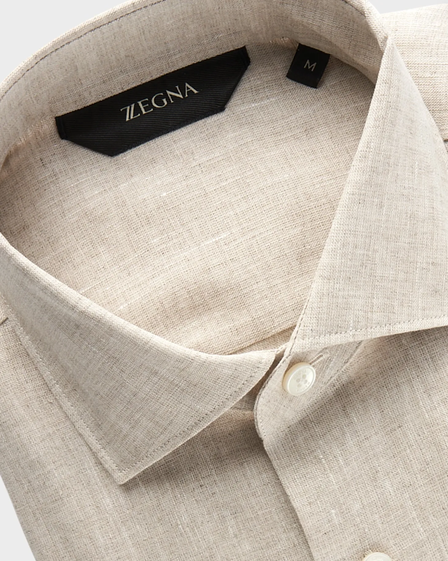 Beige Linen Shirt