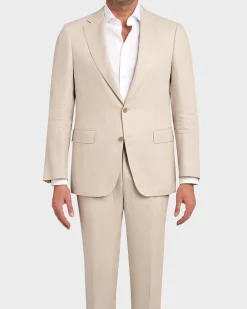 Beige Puro Linen Suit