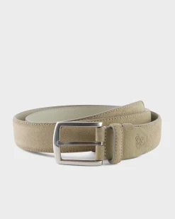 Beige Suede Belt
