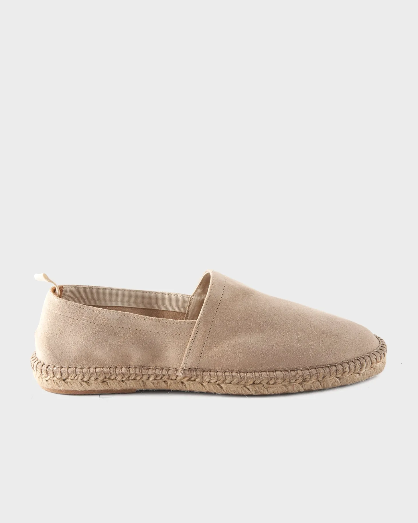 Beige Suede Espadrilles