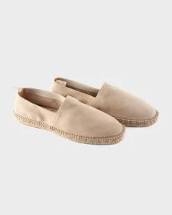 Beige Suede Espadrilles