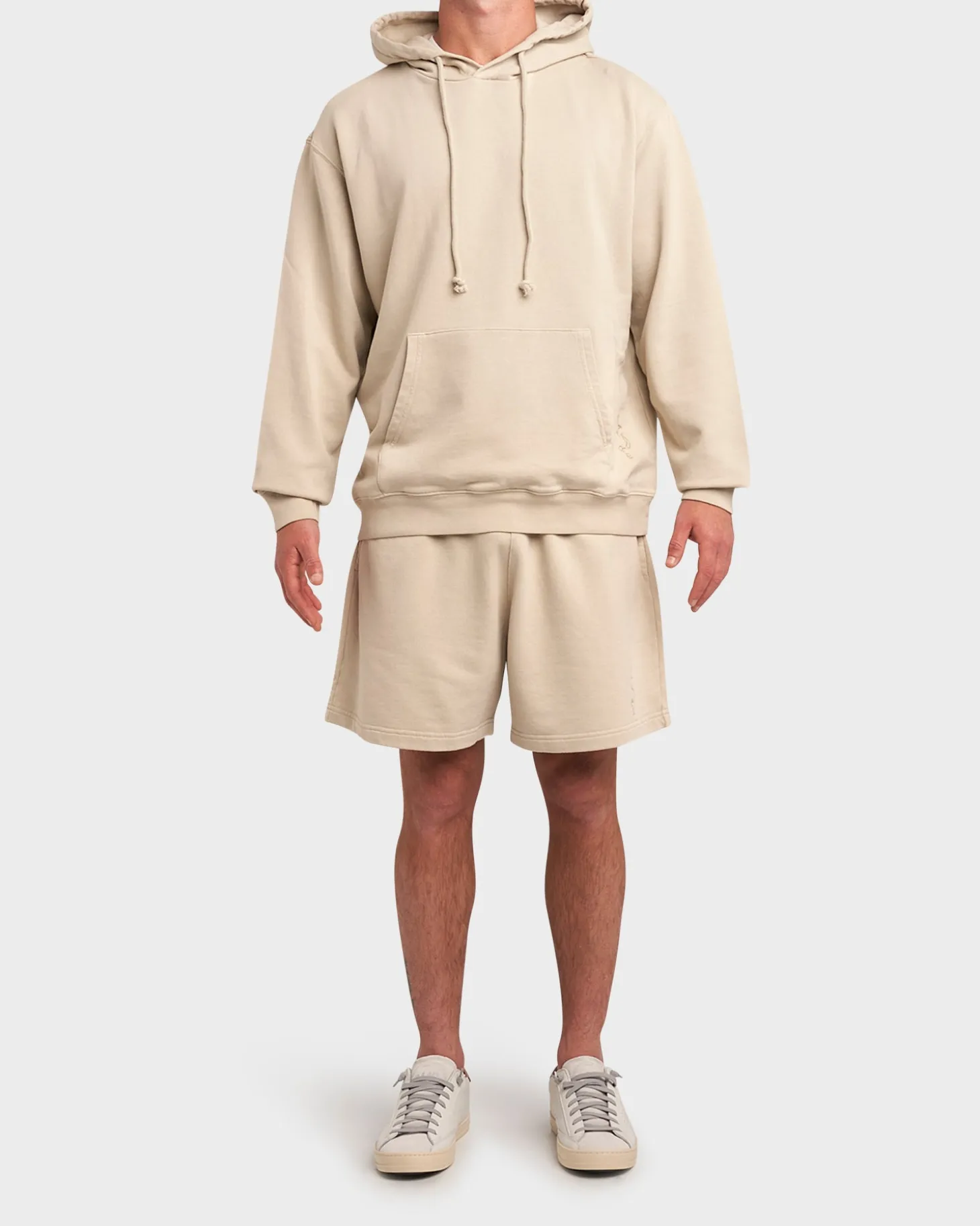 Beige Terry Cotton Dylan Hoodie