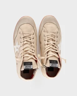 Beige Washed Nylon Francy Sneakers