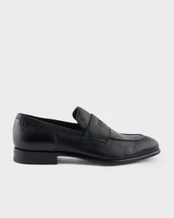 Black Belgrado Deerskin Loafer