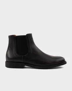 Black Calfskin Mainz Chelsea Boots