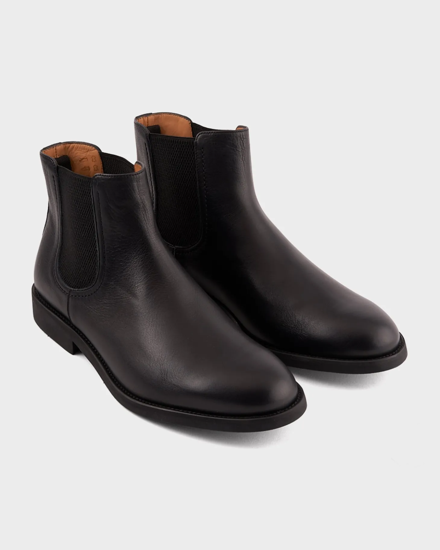 Black Calfskin Mainz Chelsea Boots