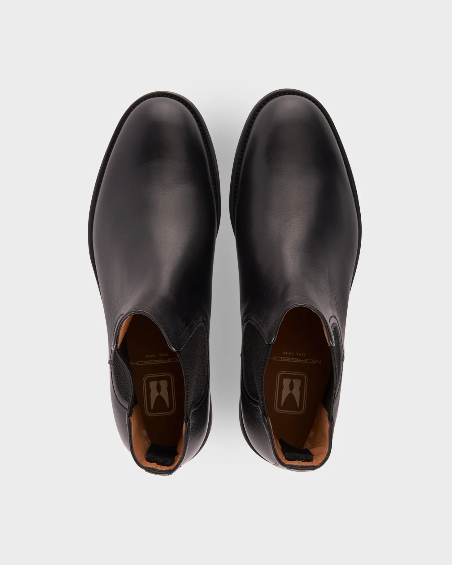 Black Calfskin Mainz Chelsea Boots