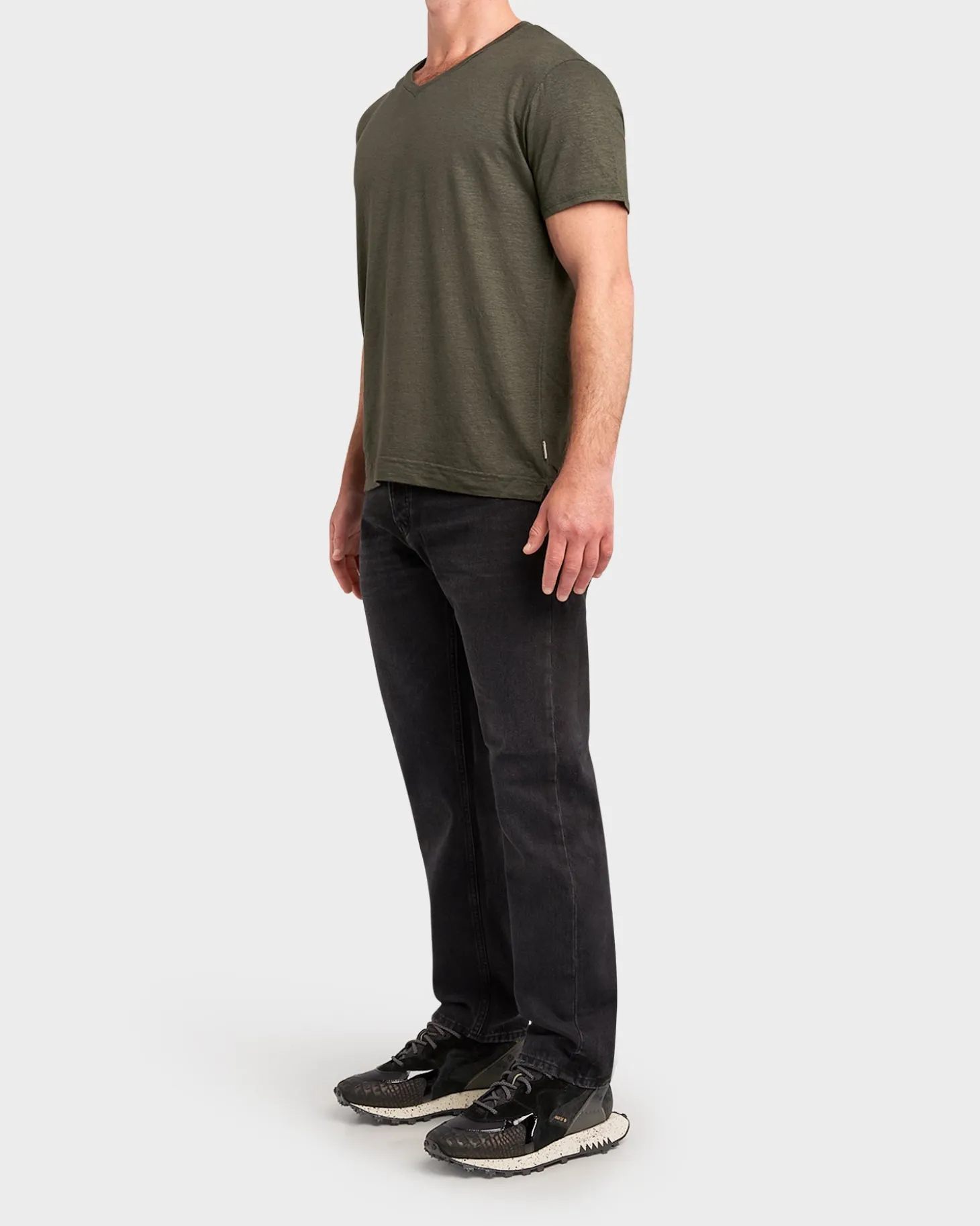 Black California Straight Leg Jeans