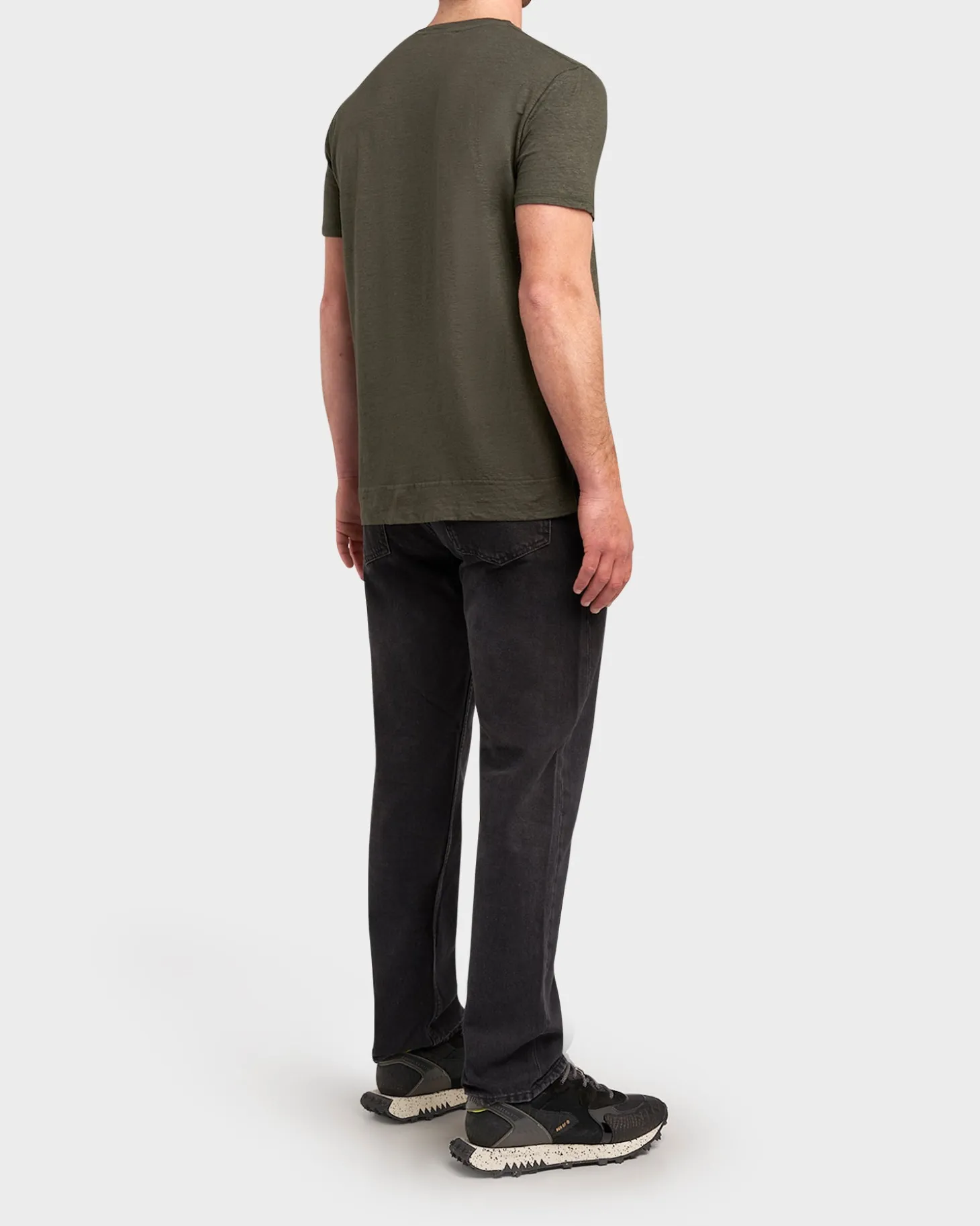 Black California Straight Leg Jeans