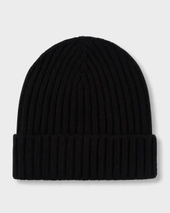 Black Cashmere Beanie