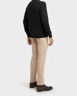 Black Cashmere Blend Crewneck Sweater