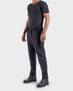 Black Cotton Hemp T-Shirt