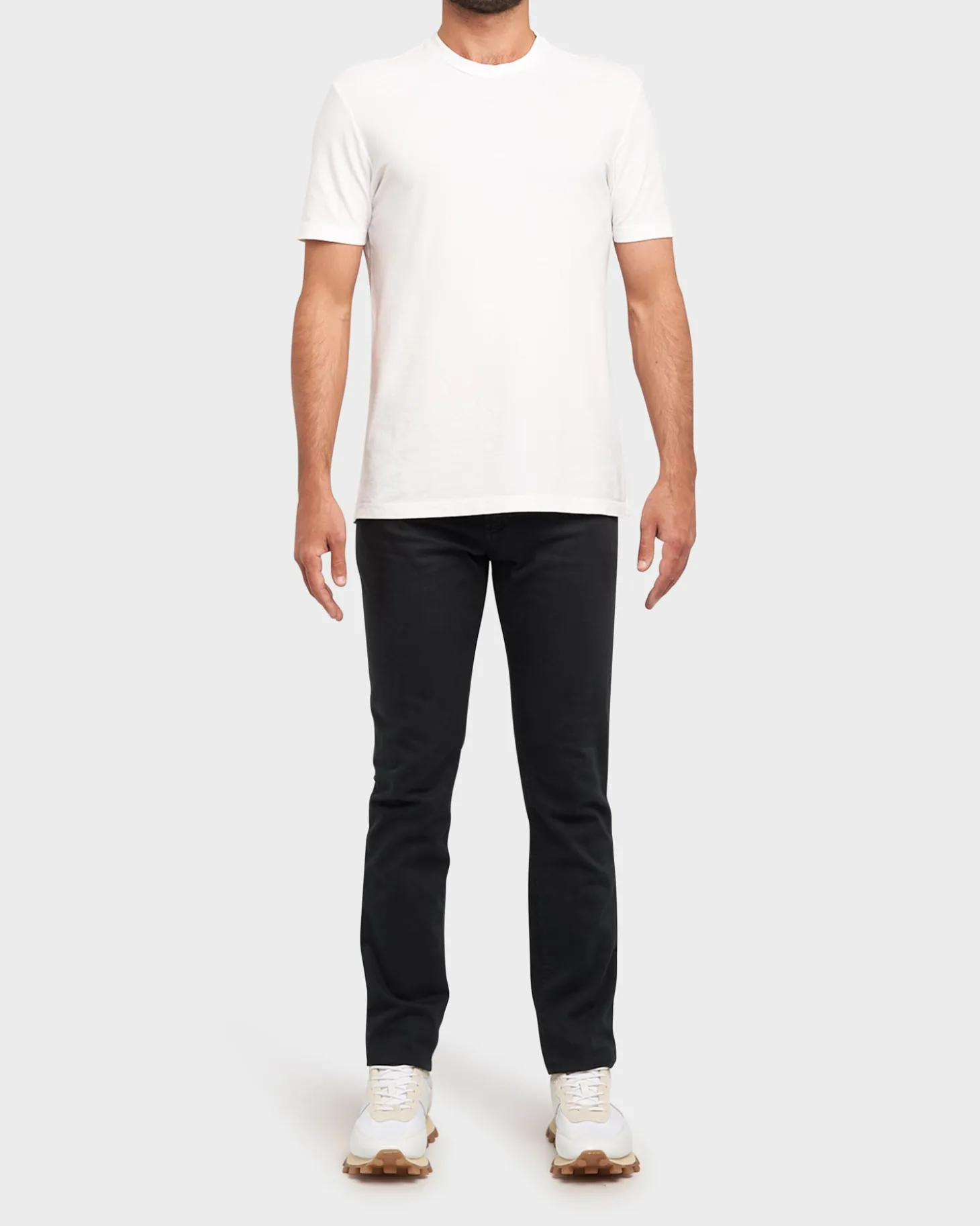 Black Cotton Stretch Slim Fit Denim Jeans