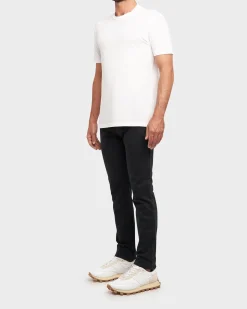 Black Cotton Stretch Slim Fit Denim Jeans