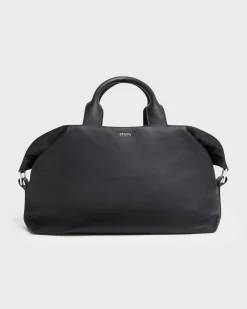 Black Deerskin Holdall