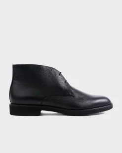 Black Friburgo Deerskin Desert Boots