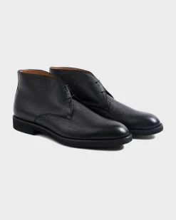 Black Friburgo Deerskin Desert Boots