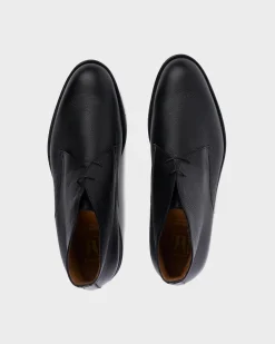 Black Friburgo Deerskin Desert Boots