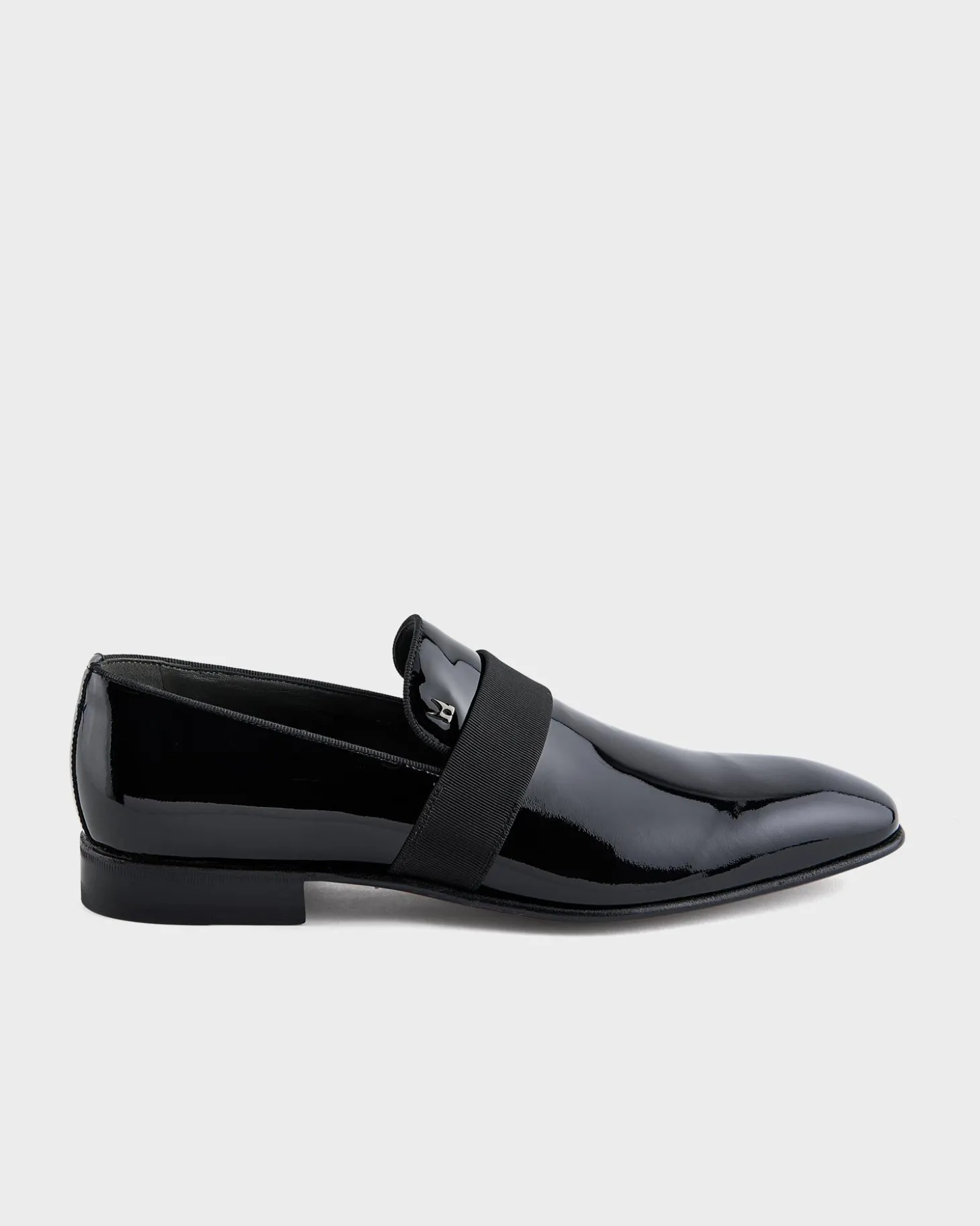 Black Limoges Patent Slip On Shoes