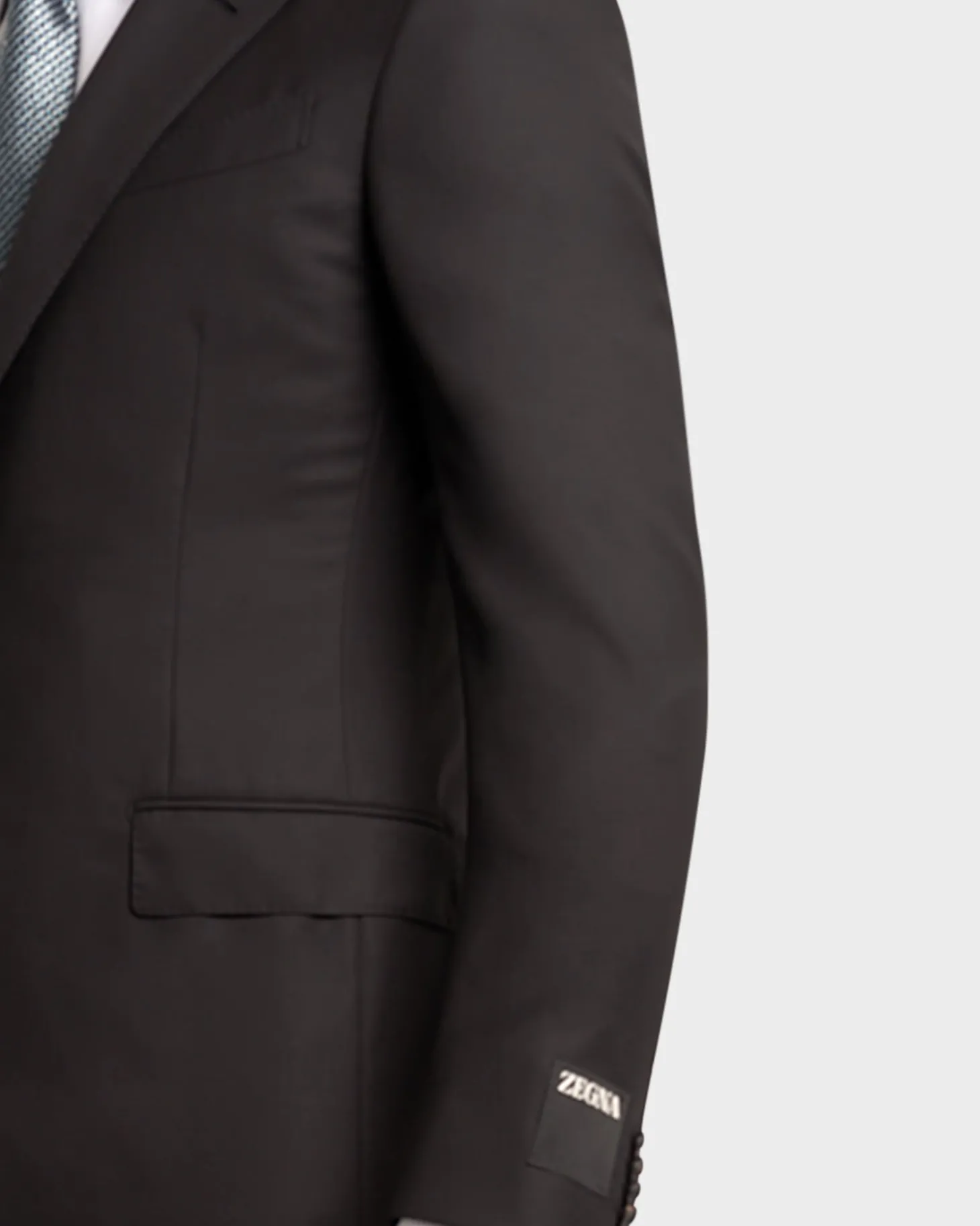 Black Microcheck 15Milmil15 Wool Suit