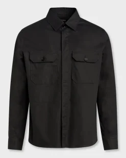 Black Premium Cotton Overshirt