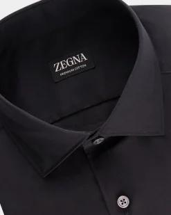 Black Premium Cotton Shirt