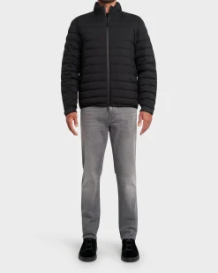 Black Recycled Polyester Down Jacket