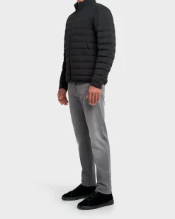 Black Recycled Polyester Down Jacket