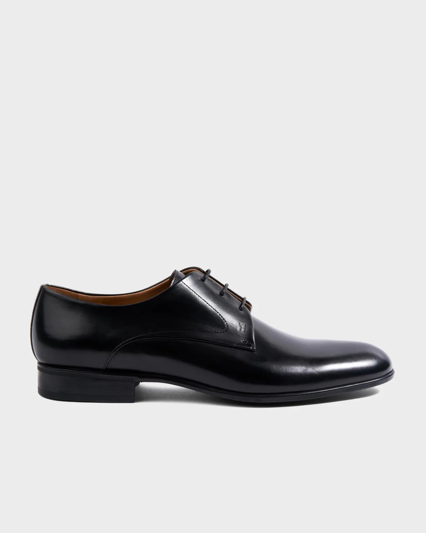 Black Rouen Classic Derby Shoes