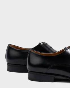 Black Rouen Classic Derby Shoes