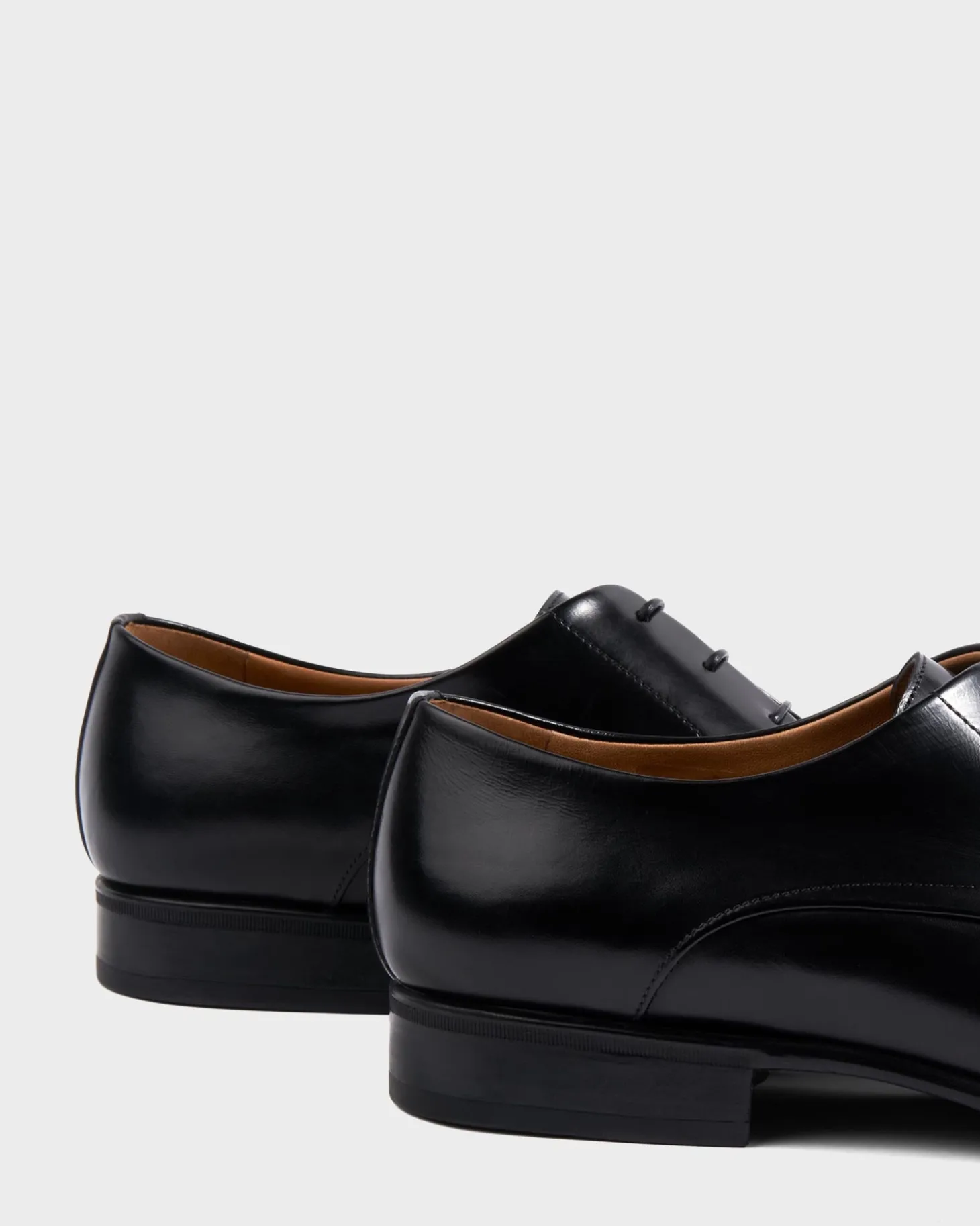Black Rouen Classic Derby Shoes