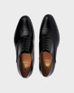 Black Rouen Classic Derby Shoes