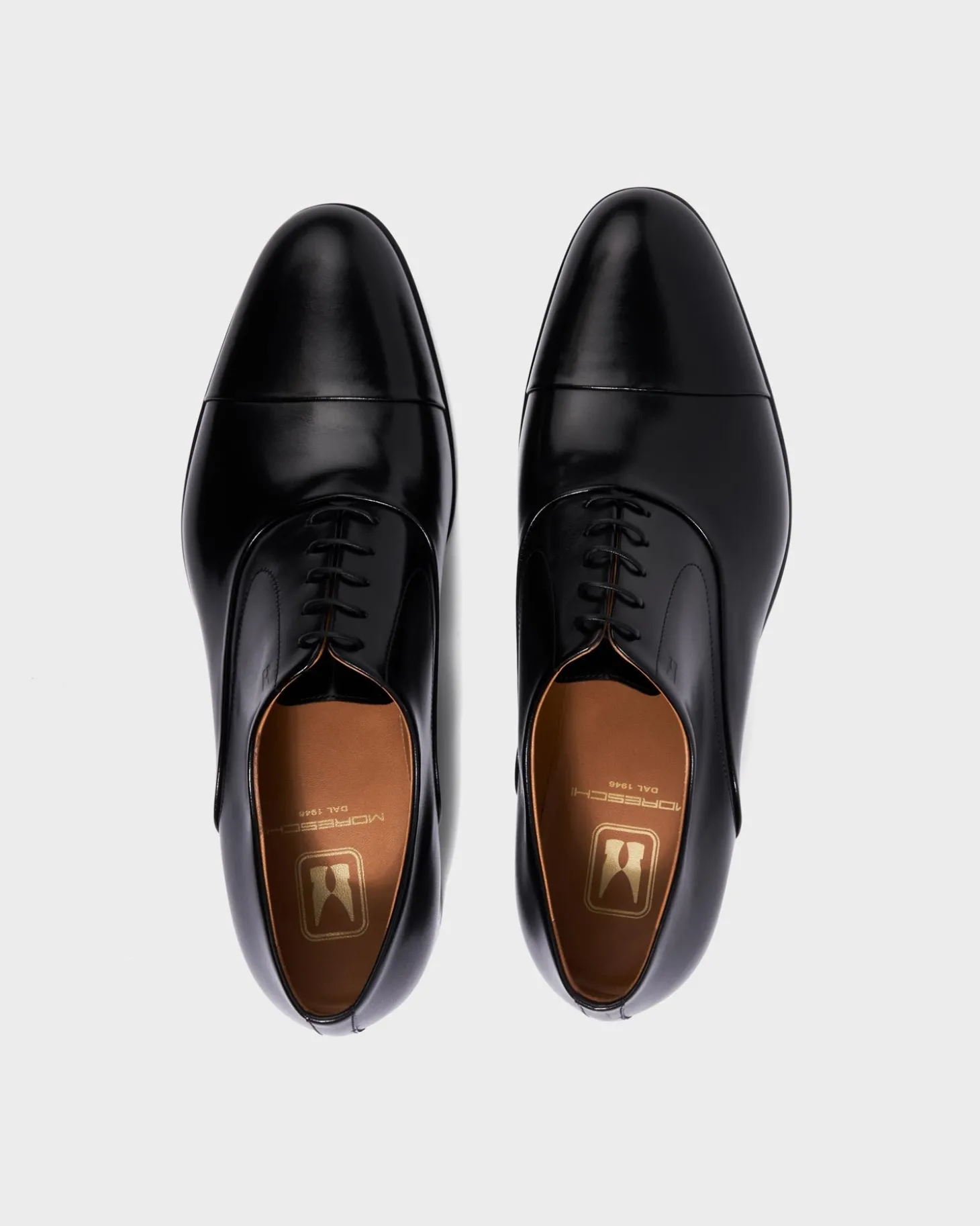 Black Rouen Classic Derby Shoes