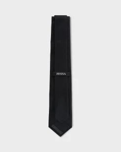 Black Silk Dinner Tie