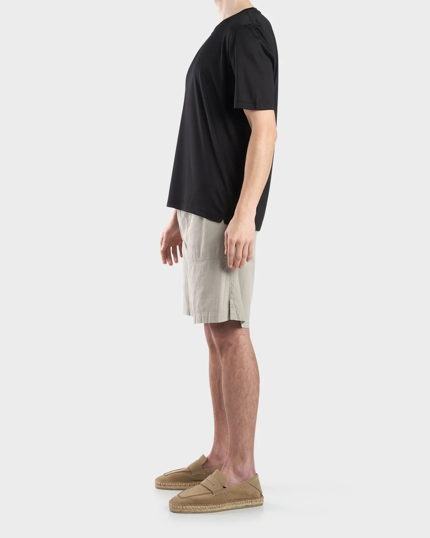 Black Silk T-Shirt