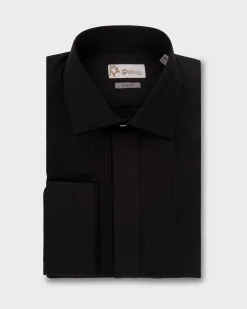 Black Slim Fit Dinner Shirt