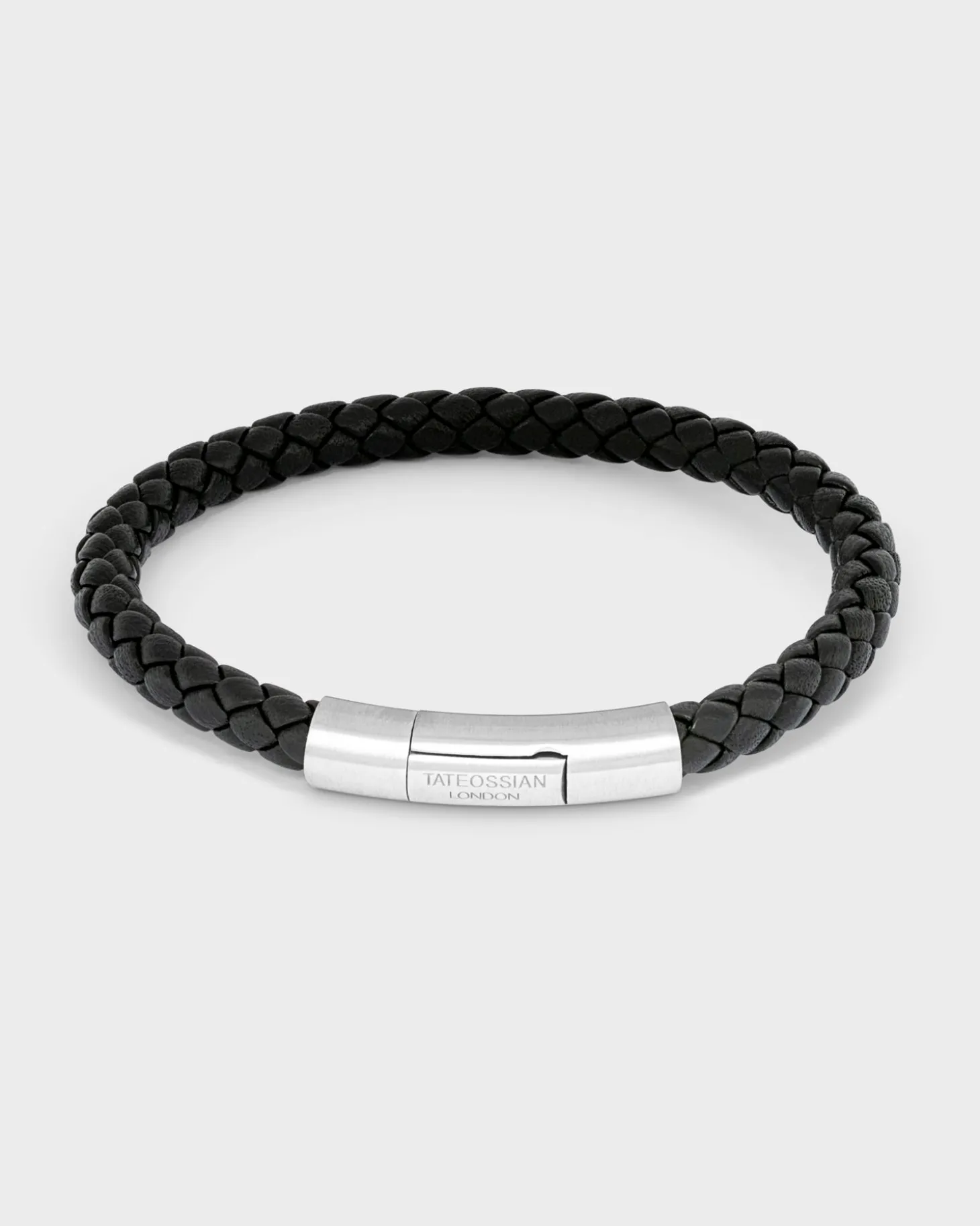 Black Sterling Silver Tubo Bracelet