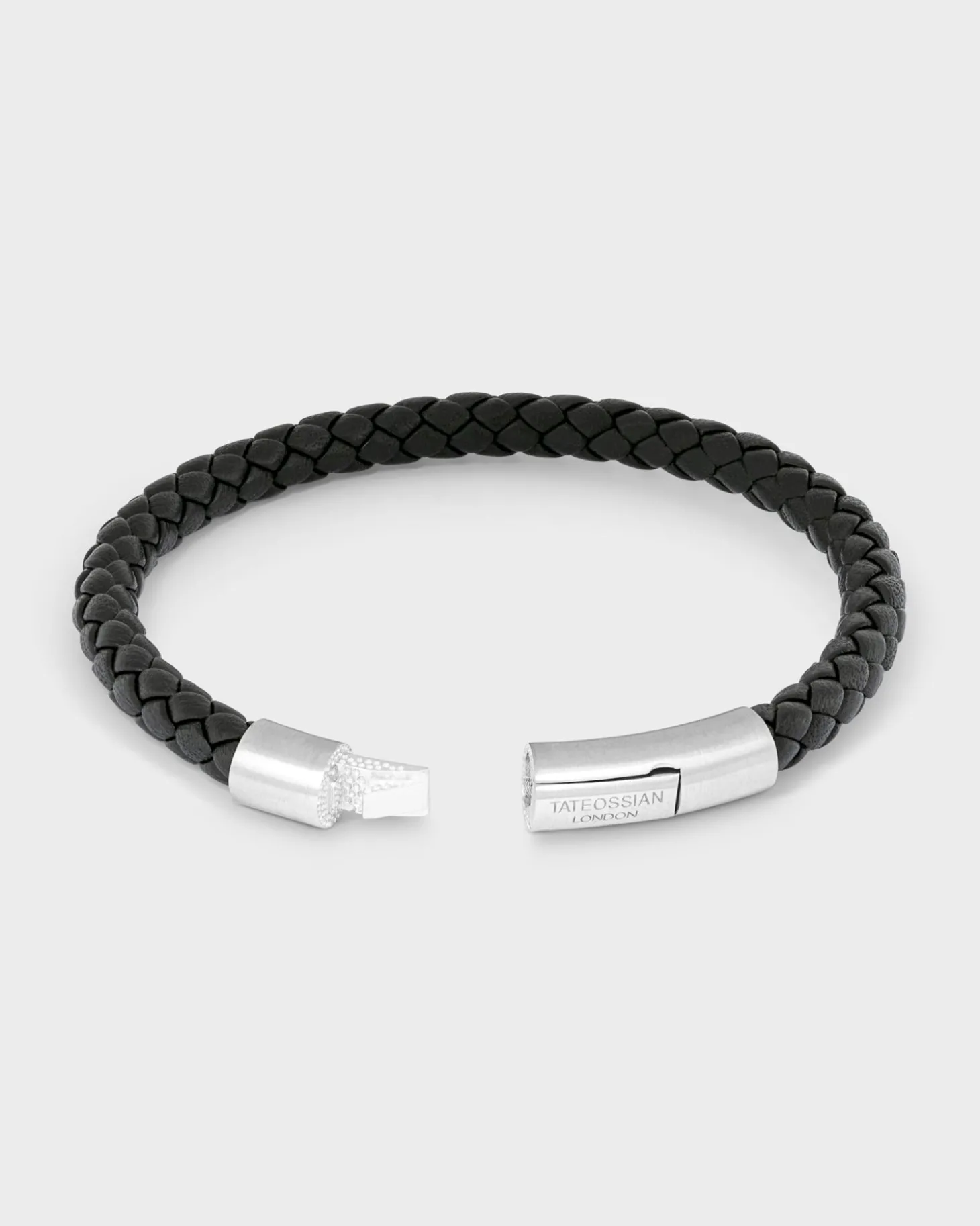 Black Sterling Silver Tubo Bracelet