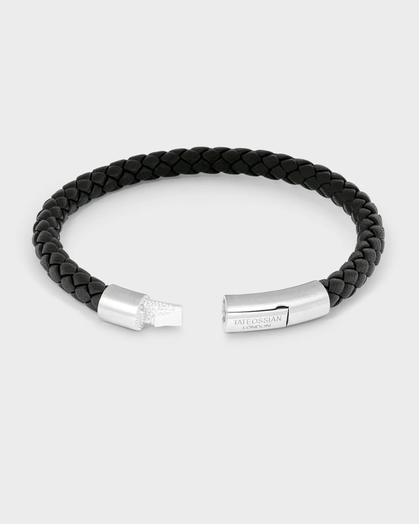 Black Sterling Silver Tubo Bracelet