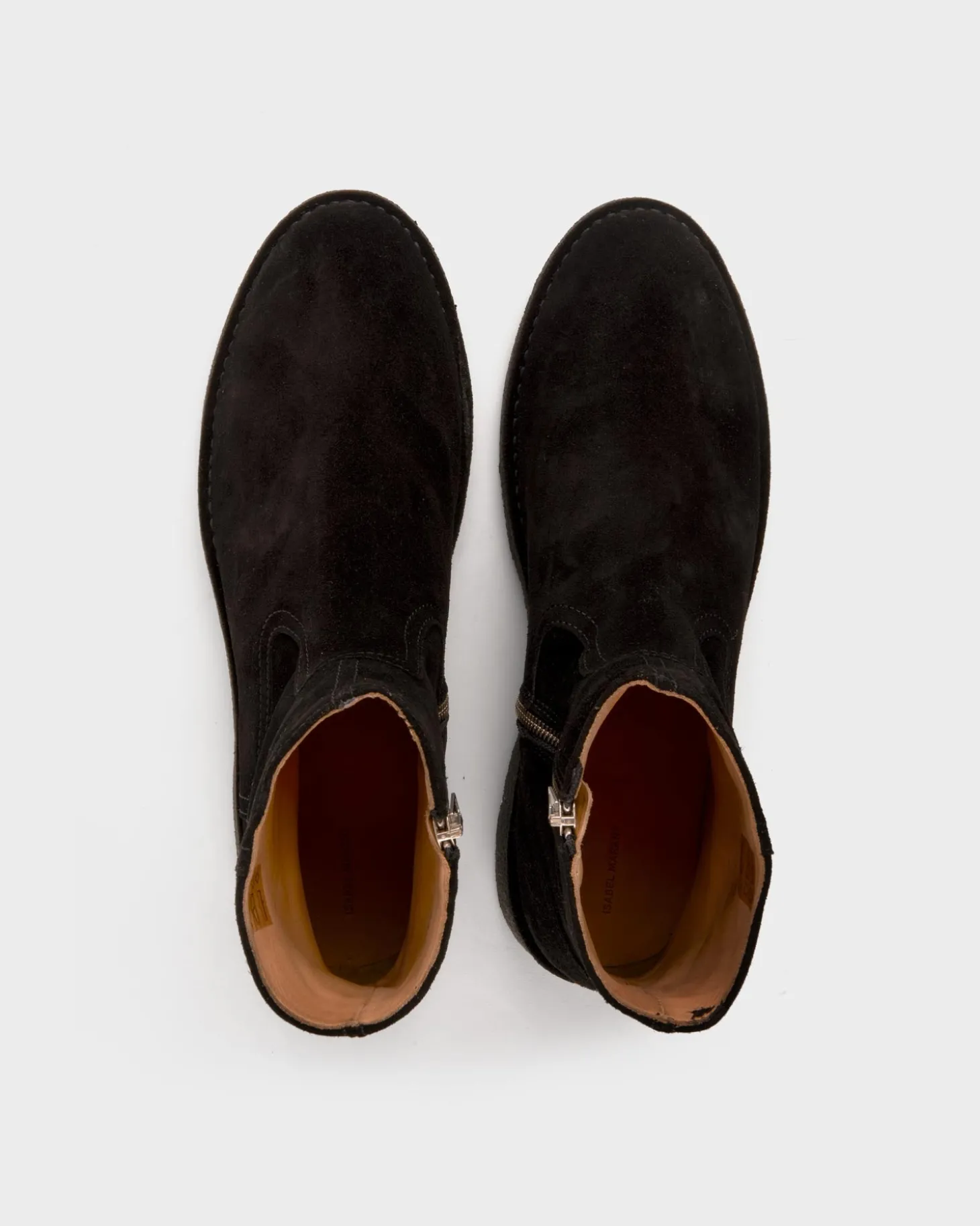Black Suede Velvet Boots