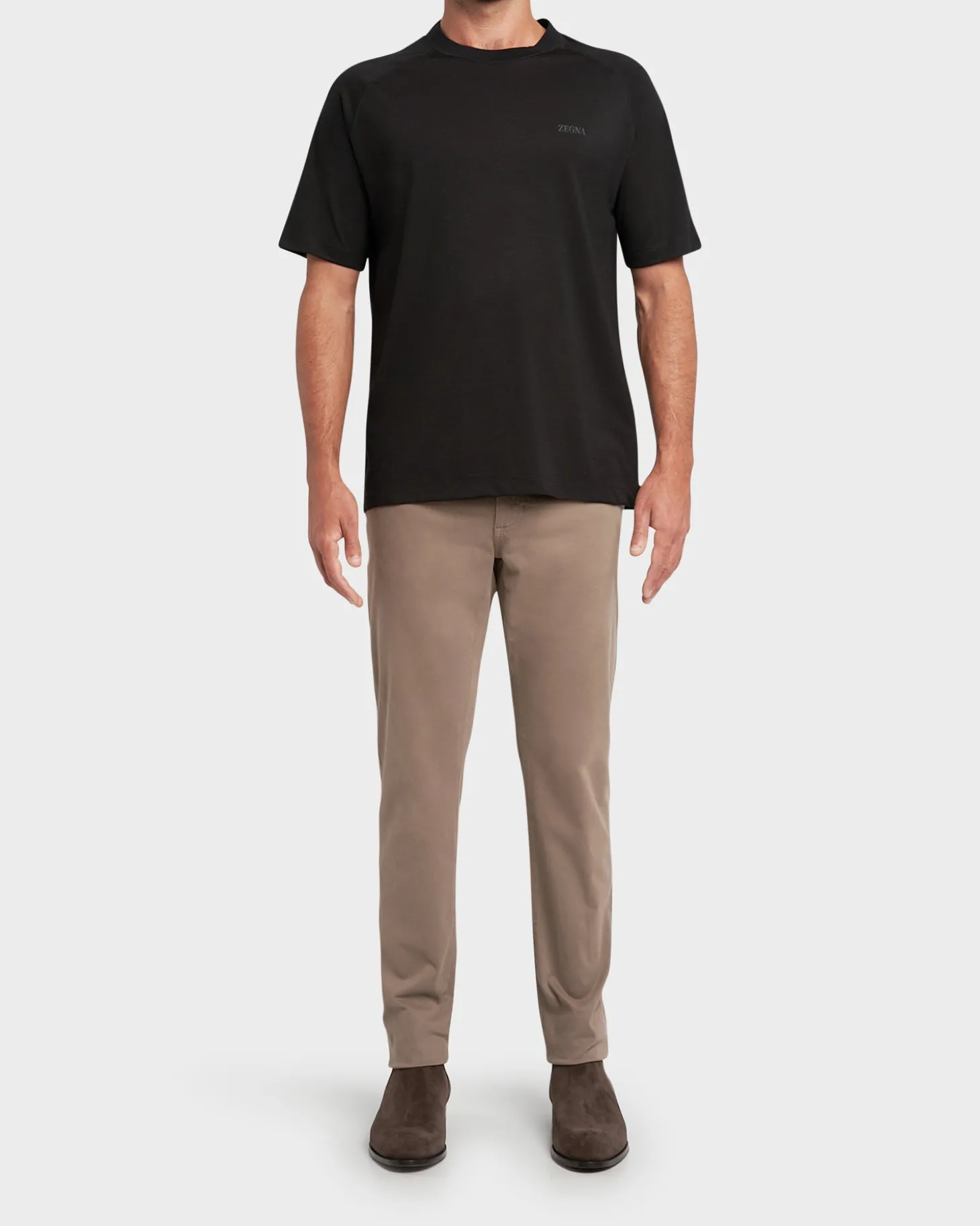 Black Techmerino Wool T-Shirt