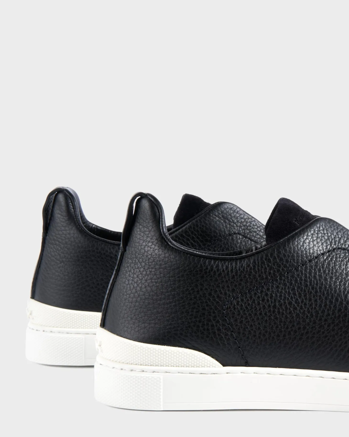 Black Triple Stitch Sneakers