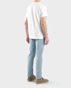 Blue Cashmere Cord Trousers