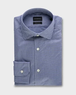 Blue Check Premium Cotton Shirt