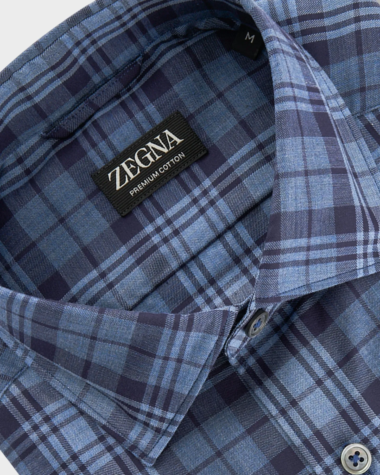 Blue Check Premium Cotton Shirt