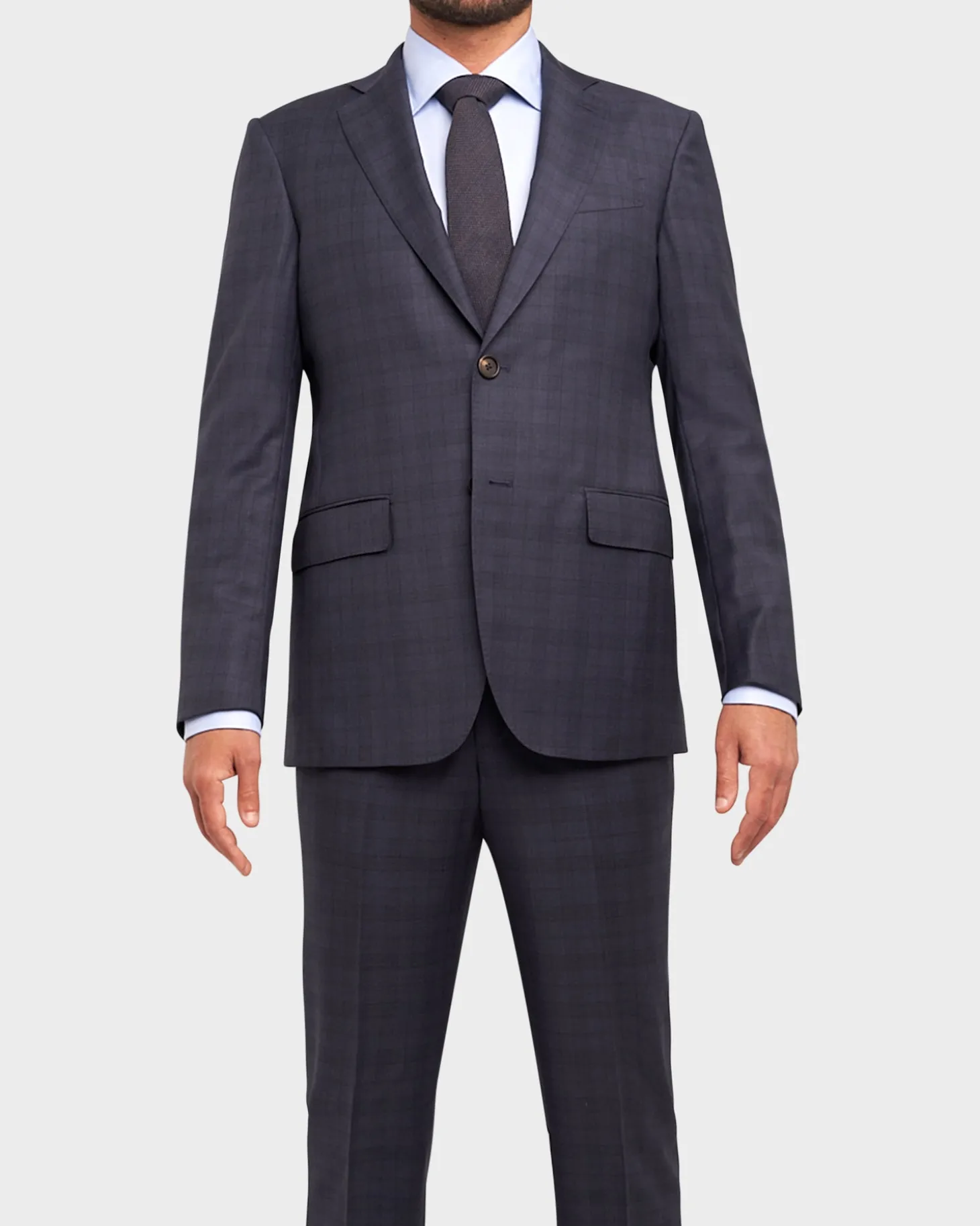 Blue Check Suit